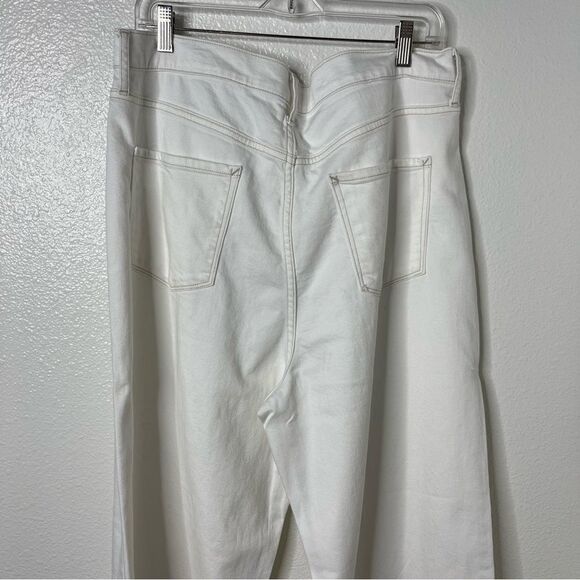 A New Approach High Rise Wide Leg White Jean Pants Size 16 Plus NWT- defected - Picture 9 of 13